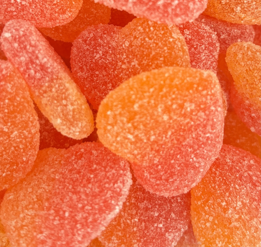 Sour Peach Hearts