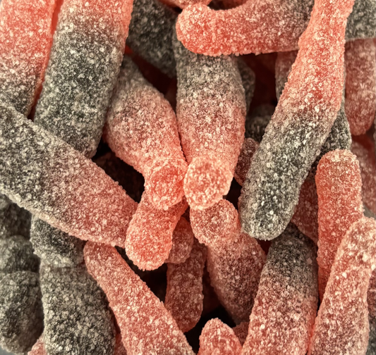 Sour Raspberry Cola Bottles